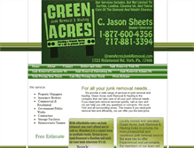 Tablet Screenshot of greenacresjunkremoval.com